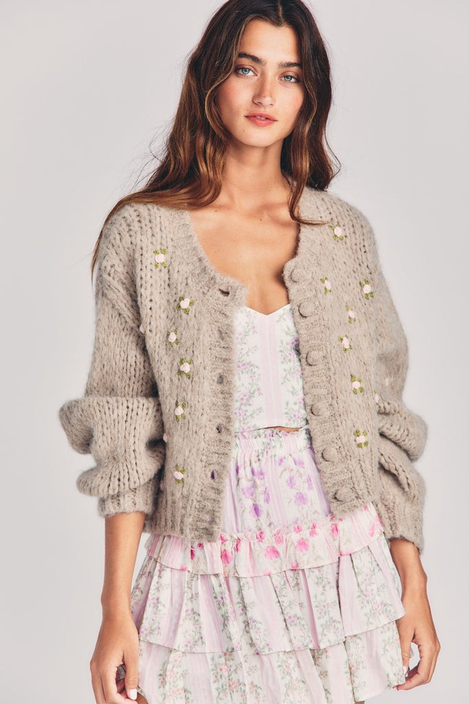 Emilie Wool Cardigan | LOVESHACKFANCY