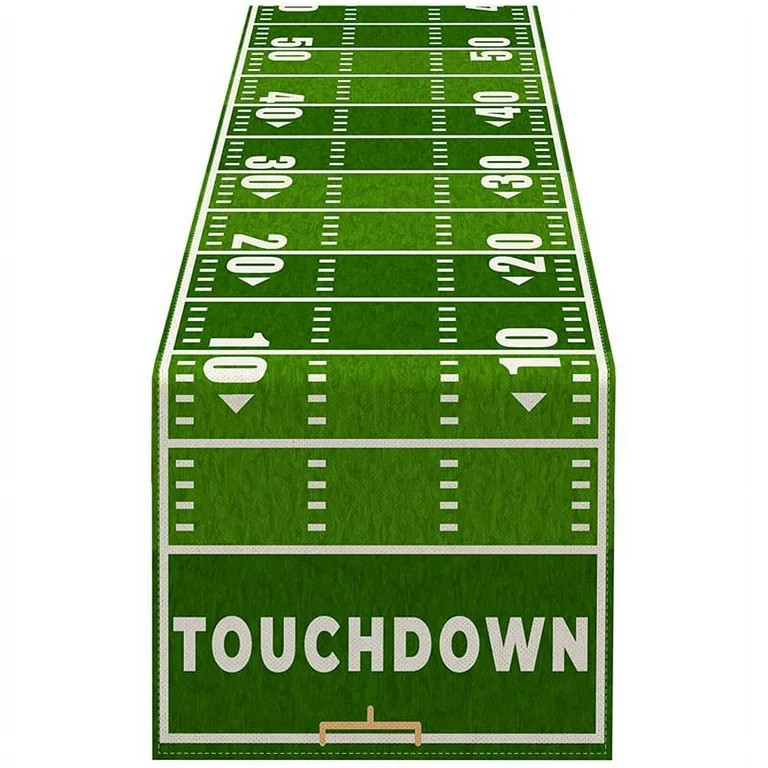 Football Table Runner, Touchdown Football Field Table Runner,for Football Birthday , for Kitchen ... | Walmart (US)