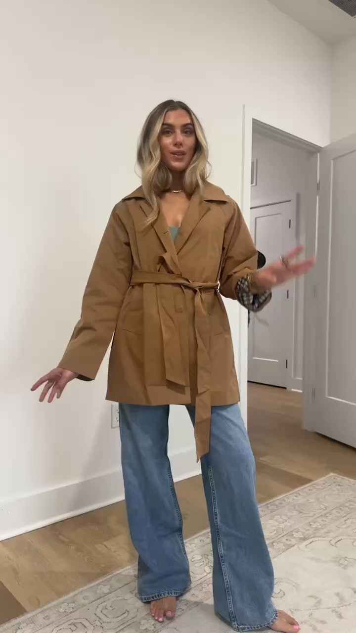 This trench coat jacket is from TikTok shop size small (https://www.tiktok.com/t/ZP9kHqxd4JK9y-qecwC/). I linked similar Amazon trench coat options.

#LTKootd #LTKSeasonal #LTKSaleAlert