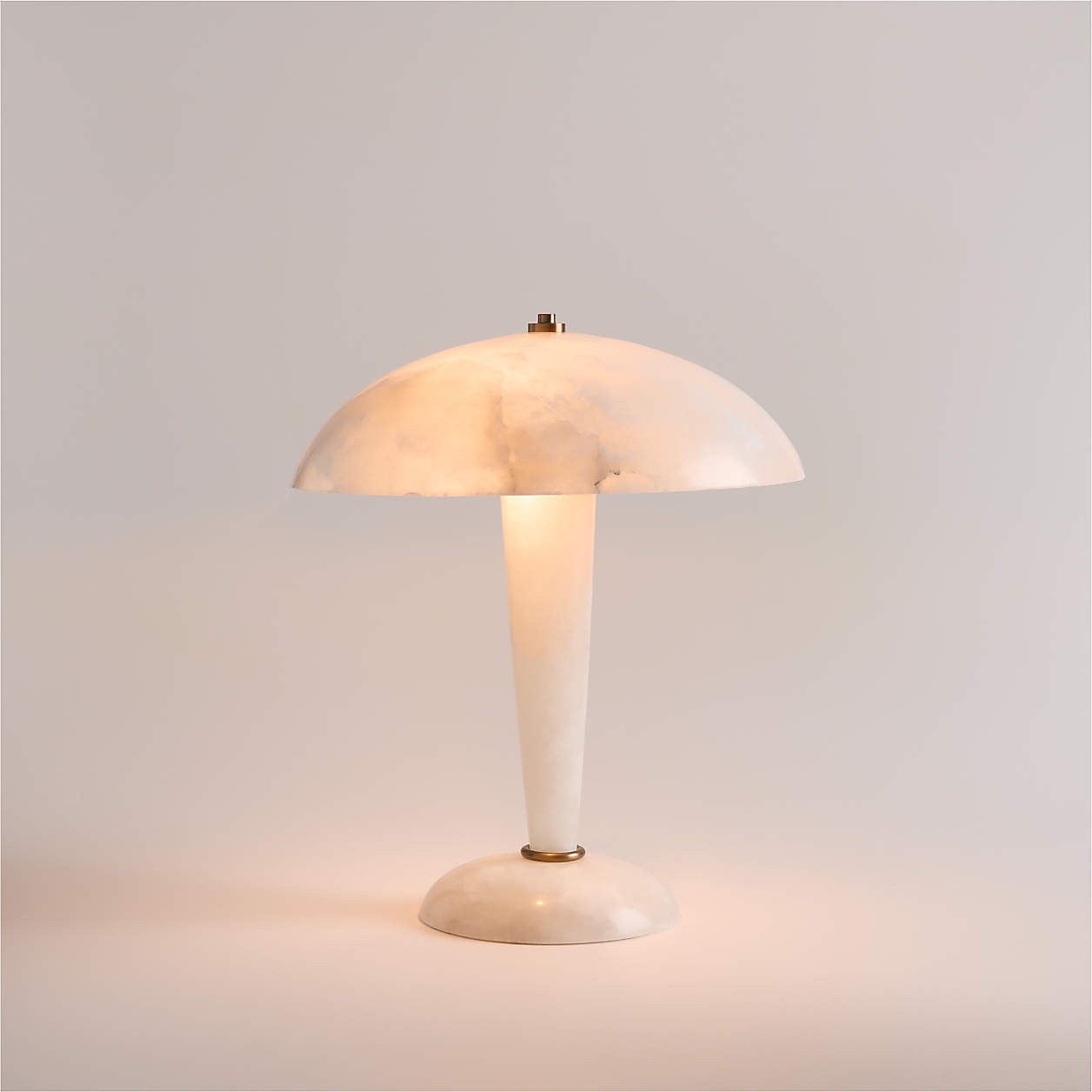 Lucca Alabaster Table Lamp | Crate & Barrel | Crate & Barrel