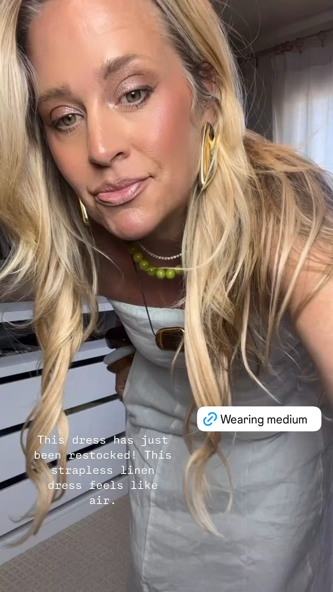  ✨Tap the bell and ❤️ for over 40 fashion, midlife style, midsize fashion and luxury looks for less. 

⬇️Sizing information:
Dress medium (size down if in between sizes)
Linen pants large, tts
Linen tube top large runs tts
Silk dress large tts
Silk halter and pants large, tts

I used to dread summer dressing. Everything was tight, clingy, and way too hot.
Until I found the 2 fabrics that changed everything: 100% linen + washable silk. 🙌☀️

These 5 outfits keep you cool, confident, and pulled together — even when the temps spike.
✔️ Breathable
✔️ Lightweight
✔️ Zero stick, pinch, or sweat stress

If you're over 40 and DONE suffering through summer style…

👇 Comment “luxe” and I’ll send you the links to all 5 looks. 💌

👑"Helping you look good, feel good!" - Lindsey Denver


Midlife style, midsize fashion, over 40 style, confident fashion, midlife outfit ideas, midsize style tips, everyday midlife style, comfy and chic, style over 40, fashion for moms, flattering fashion, midlife confidence, midsize style inspo, realistic fashion, effortless outfits, style at any age, wardrobe reset, fashion freedom, women rediscovering style, feel good fashion


Follow my LTK @Over40andmidlife on the @shop.LTK app to view this post and get my exclusive app-only content!

#liketkit 
@shop.ltk
https://liketk.it/5gYSZ

Follow my LTK @Over40andmidlife on the @shop.LTK app to view this post and get my exclusive app-only content!

#liketkit 
@shop.ltk
https://liketk.it/5gYTx

Follow my LTK @Over40andmidlife on the @shop.LTK app to view this post and get my exclusive app-only content!

#liketkit #LTKOver40 #LTKMidsize #LTKFindsUnder100
@shop.ltk
https://liketk.it/5gZT7