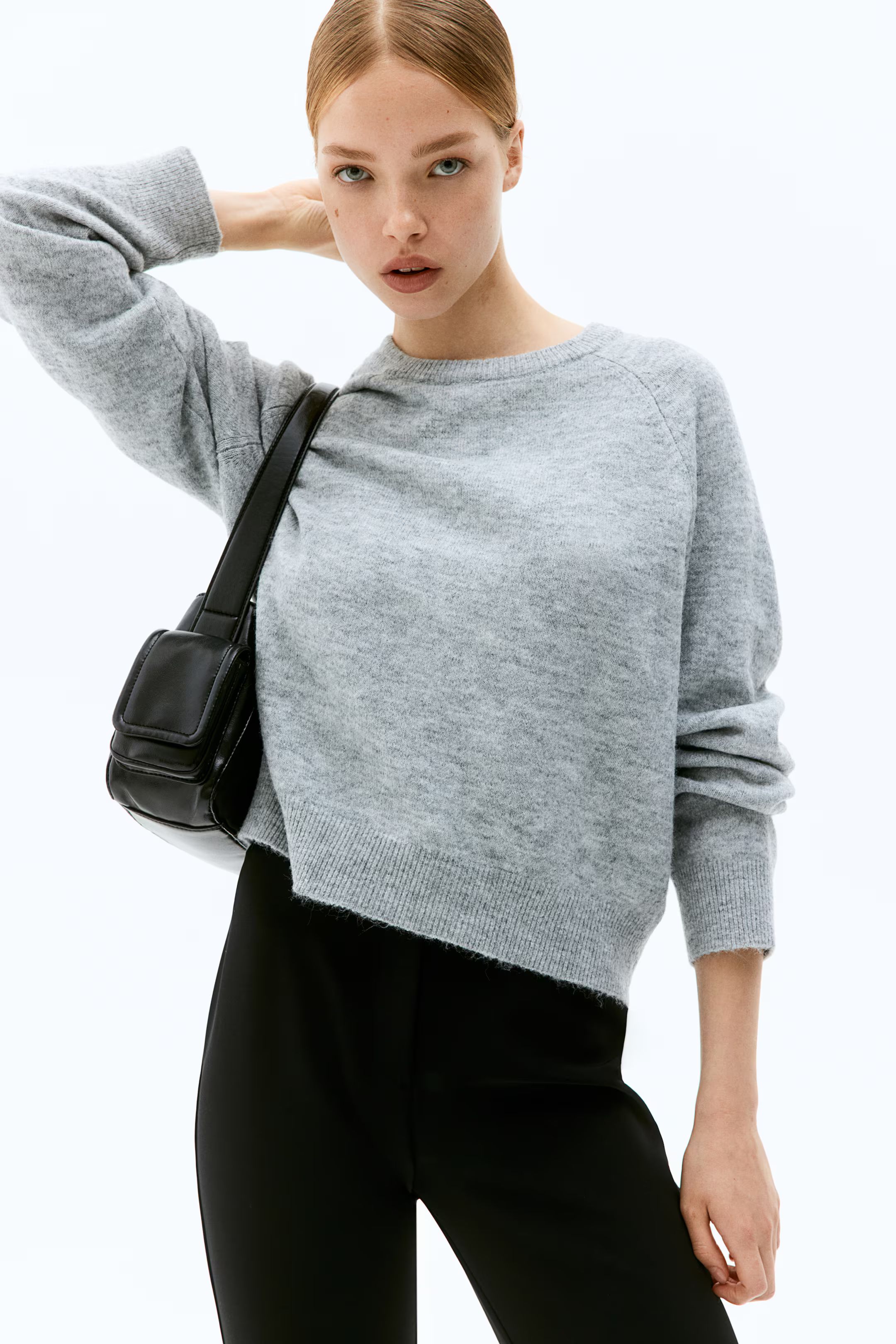 Short Fine-Knit Sweater | H&M (US + CA)