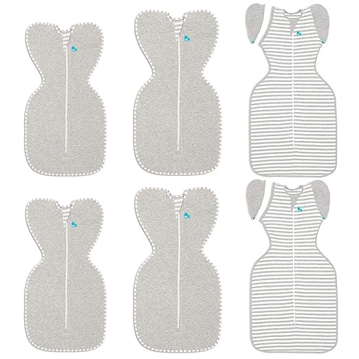Love To Dream Swaddle UP Ultimate Gift Registry Bundle – Includes 2 Swaddle UP Gray Newborn (5-... | Amazon (US)