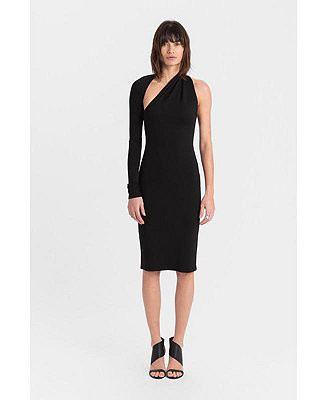 Marcella Women's Manhattan One Shoulder Midi Dress - Macy's | Macy's