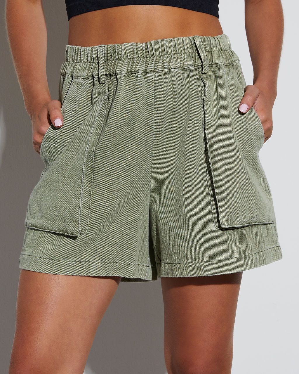 Janessa High Rise Pocketed Shorts | VICI Collection