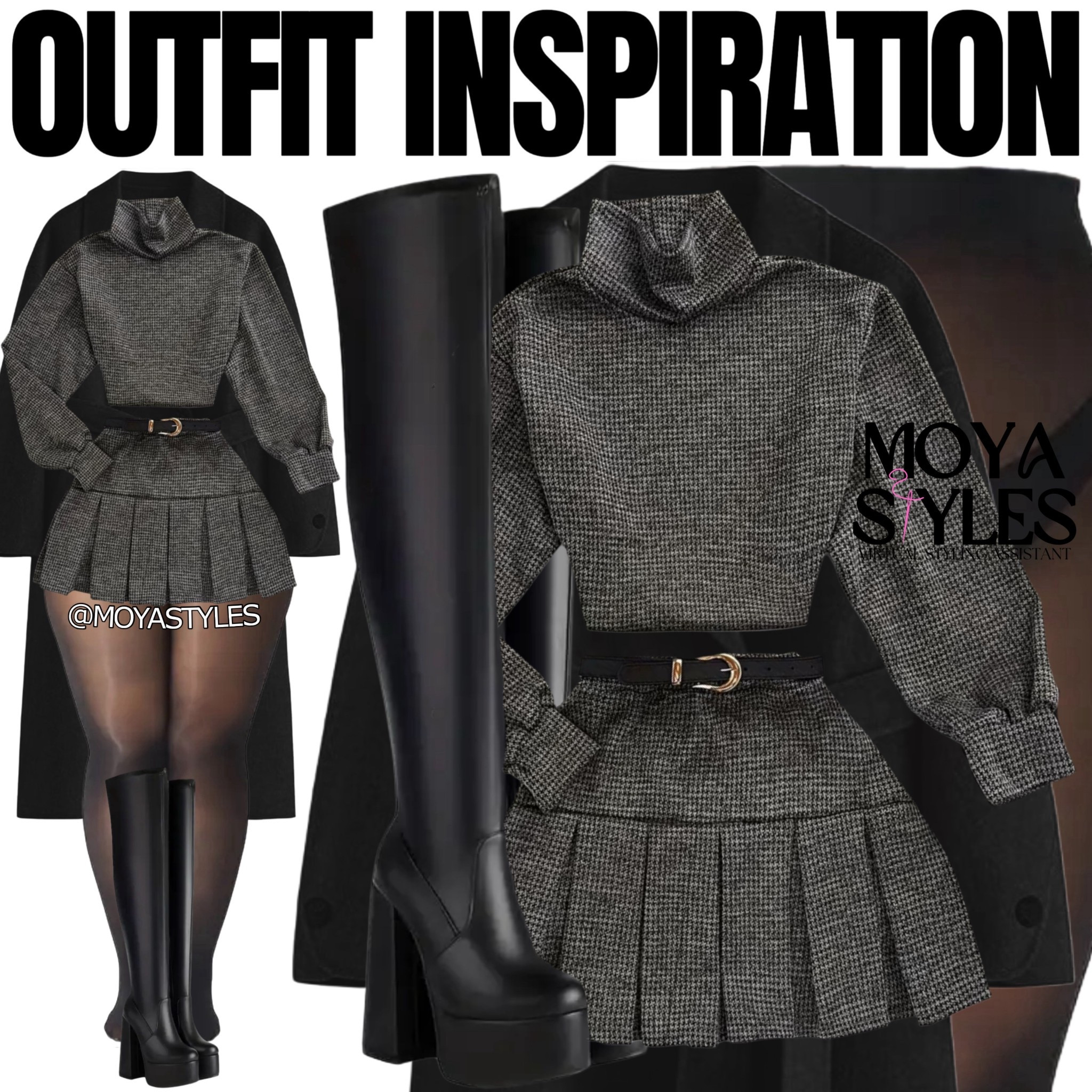 Outfit Inspiration by Moya Styles 

The skirt set is from Temu 

#LTKFindsUnder100 #LTKSaleAlert