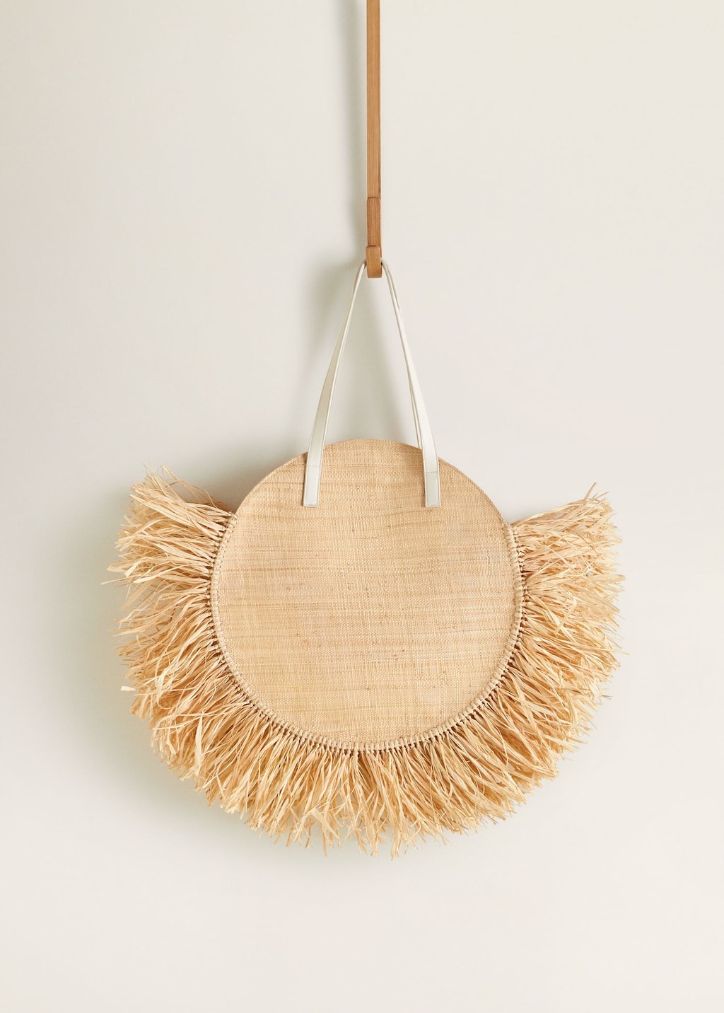 Sac rond en rafia | MANGO (FR)