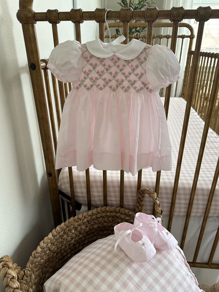 #ad Easter is right around the corner! If you’re looking for a cute Easter outfit for your little one check out @feltmanbrothers. Feltman Brothers has been around since 1916 and their clothing for babies and toddlers is so special. I love this rosebud diamond smocked dress and booties for Marlowe to wear on Easter morning. 

#LTKkids #LTKbaby #LTKSeasonal