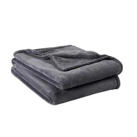 Mainstays Plush 90" x 90" Blanket, 1 Each | Walmart (US)