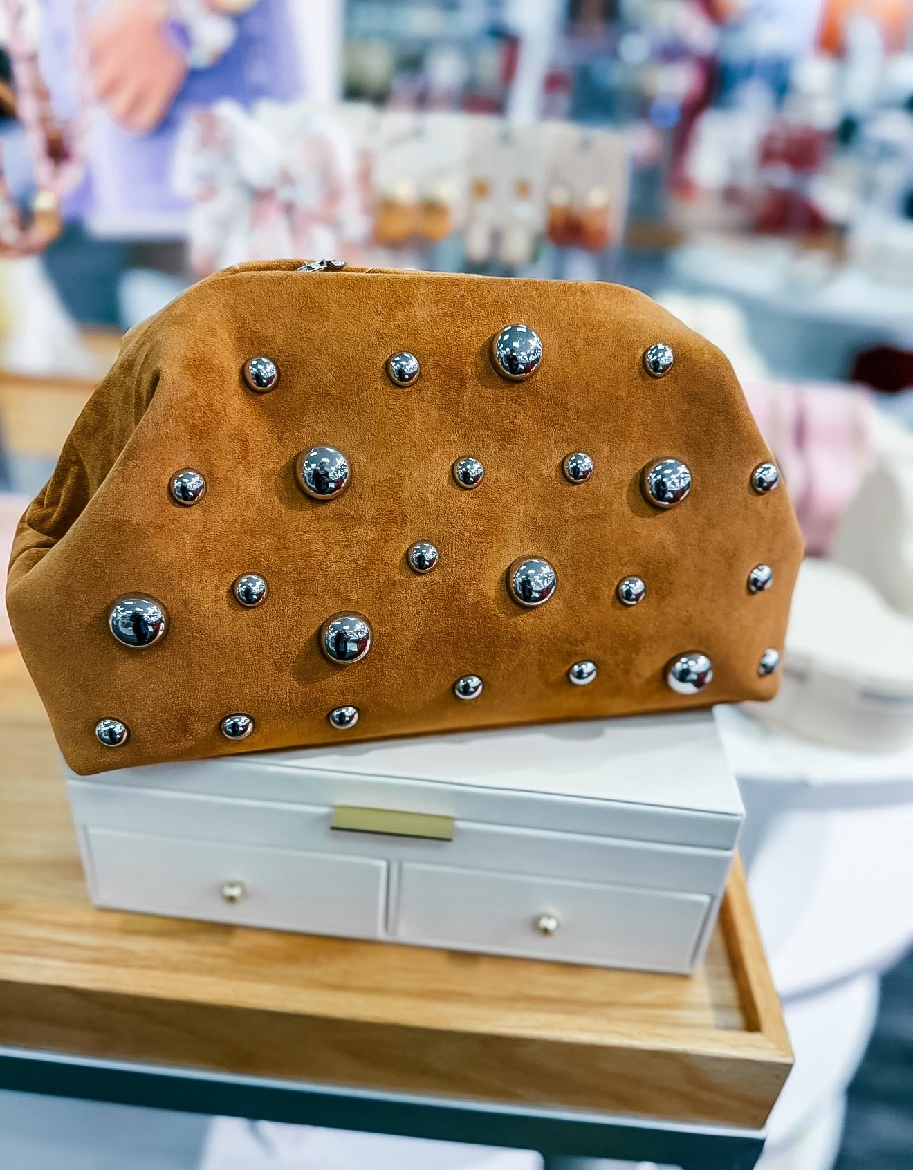 Studded clutch now clearance priced 

#LTKSeasonal #LTKSaleAlert