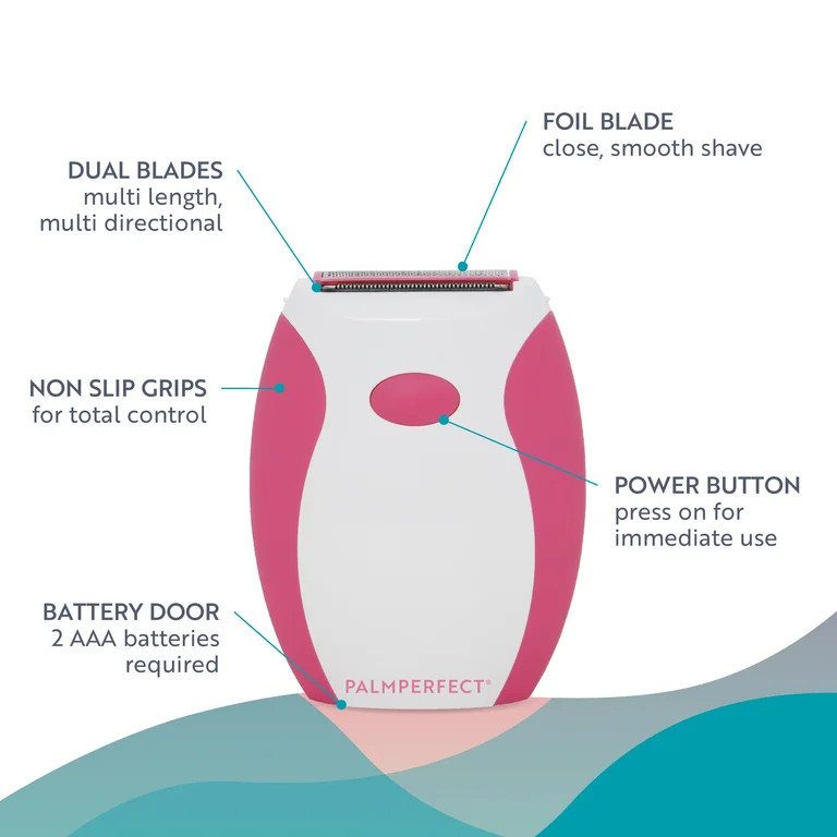 Palmperfect Electric Shaver, Female Electric Shavers, Battery Operated, Color and Pattern May Var... | Walmart (US)