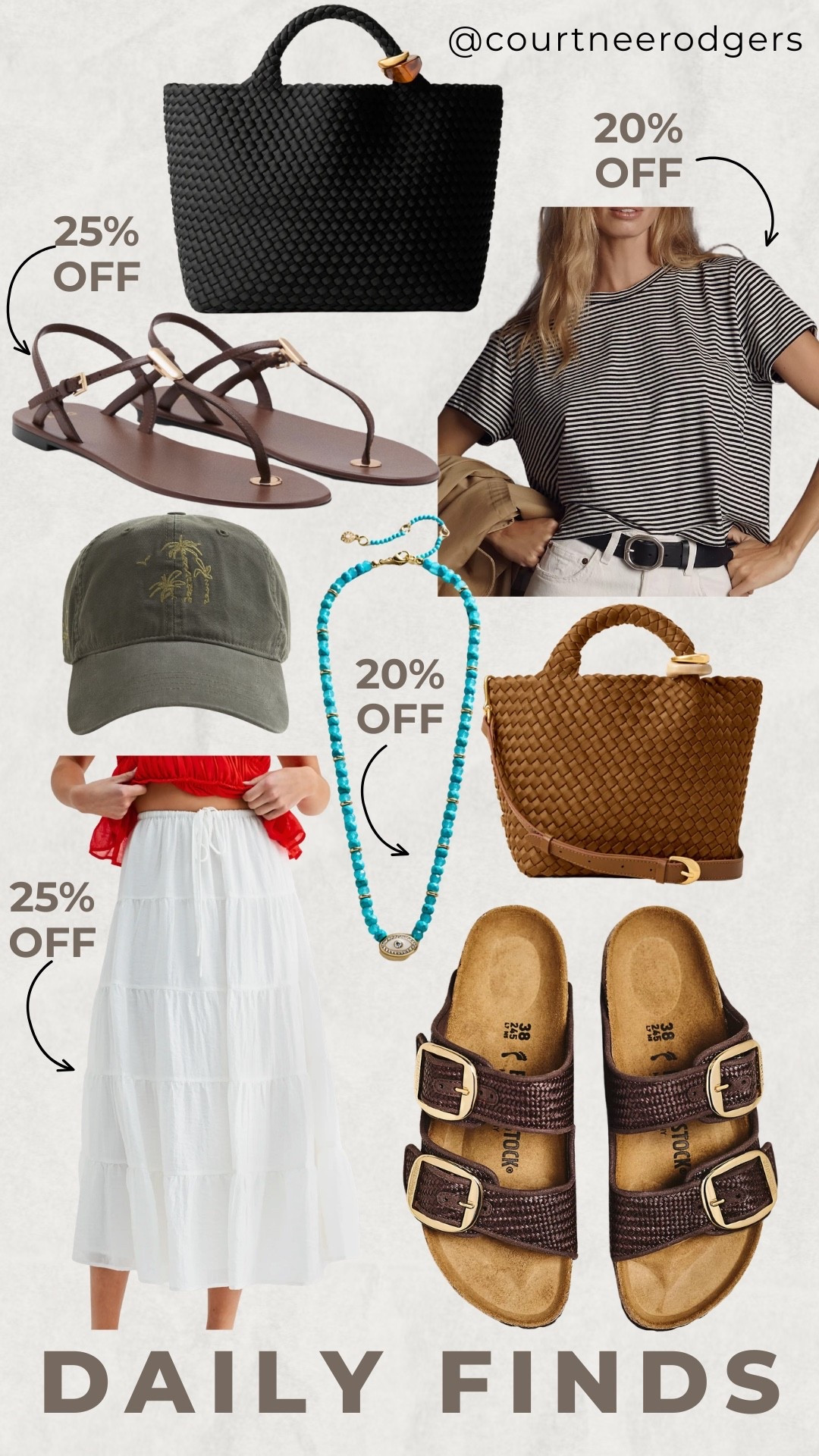 Daily Finds ❤️ 20% OFF code for the striped tee (LOREN20) —ordered the white skirt and strappy brown sandals!

New arrivals, spring fashion, Mother’s Day

#LTKootd #LTKmomlife #LTKdayinmylife