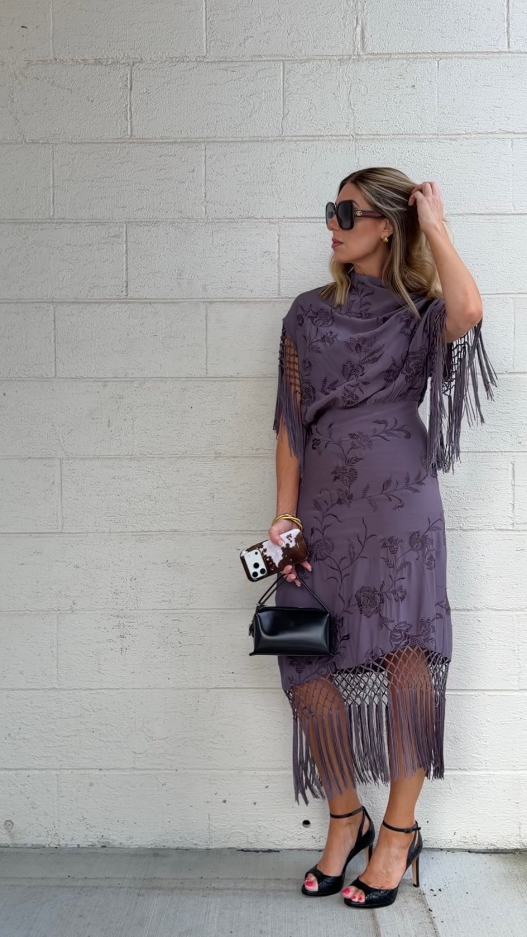 I don’t think the photos even do this Zara dress justice. The lilac, the embroidery, the fringe — unbelievable. It moves so beautifully and needs almost nothing else. Such a good fall event or dinner dress with a simple black heel. Wearing size small. @Zara

#LTKootd #LTKWedding #LTKOver40