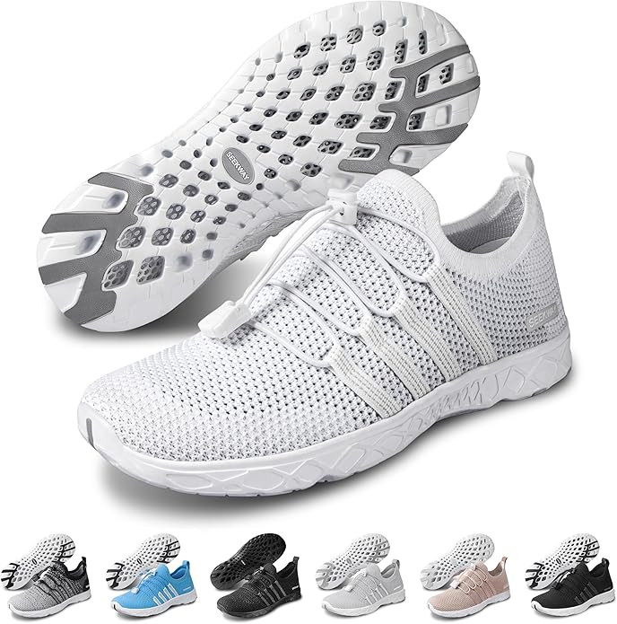 SEEKWAY Mens Womens Water Shoes Quick Dry Aqua Shoes Barefoot for Beach Surf Hiking Pool Water Sp... | Amazon (US)