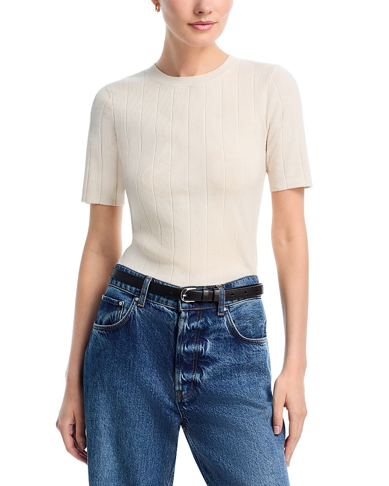 French Connection Marley Knit Round Neck Top | Bloomingdale's (US)