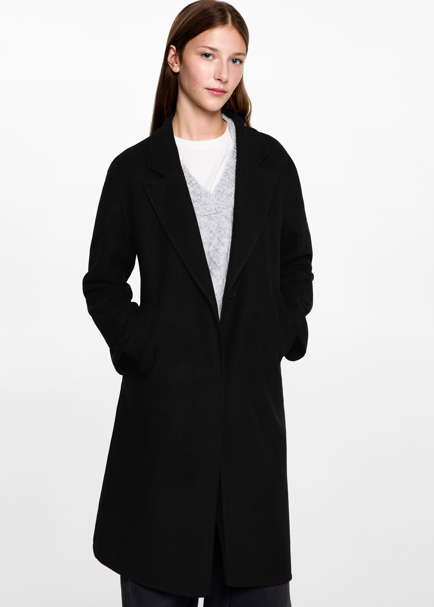 Handmade coat | MANGO (US)