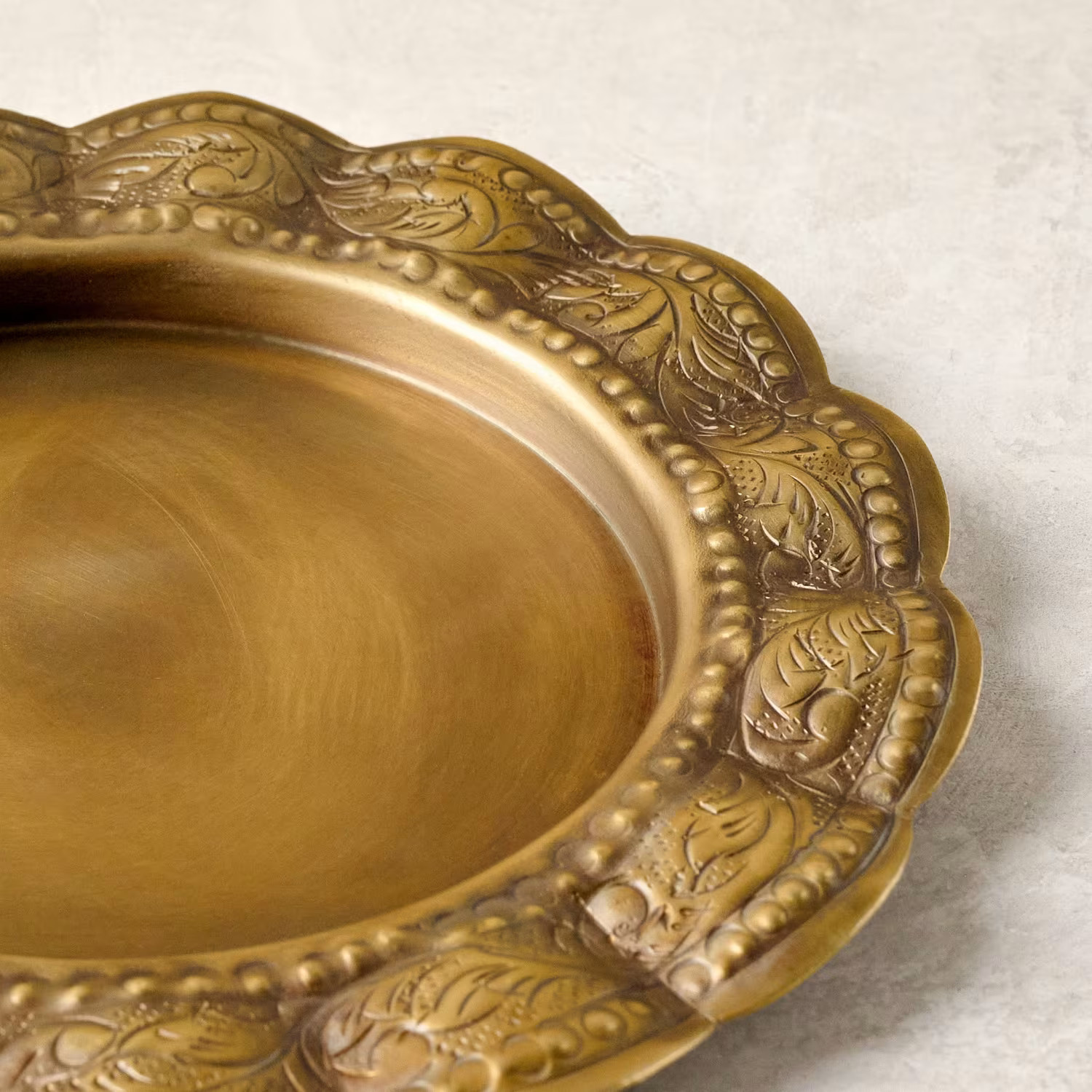 Brass Scalloped Trinket Tray | Magnolia