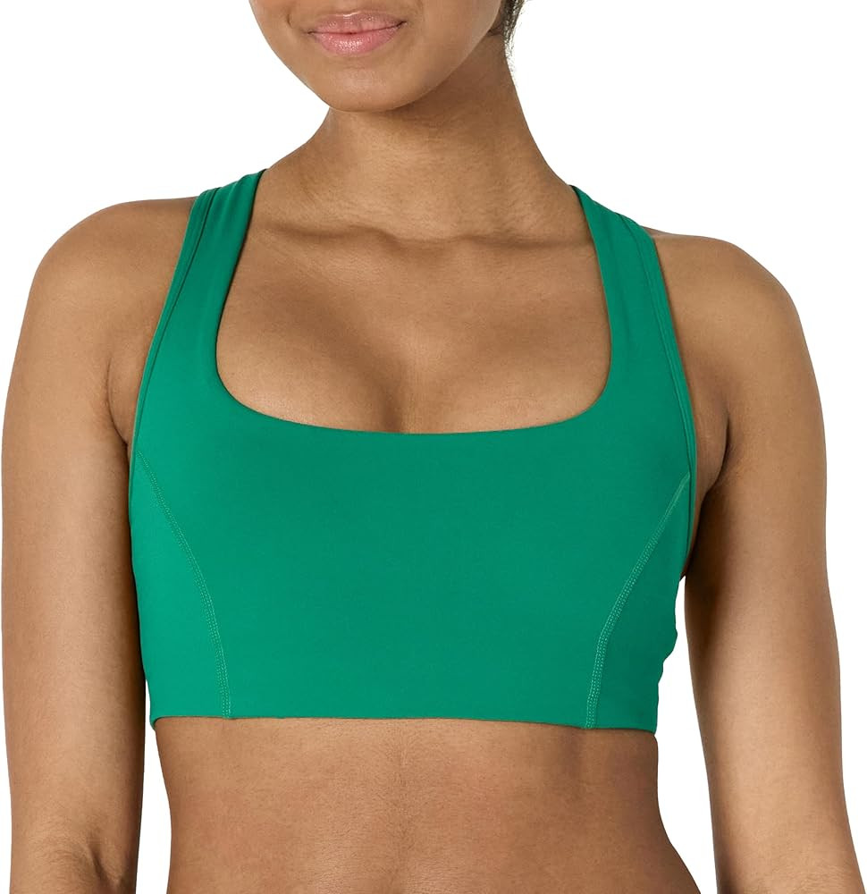 Amazon Essentials Womens Active FormFlex Buttery Soft Light Support Square Neck Racerback Sports ... | Amazon (US)