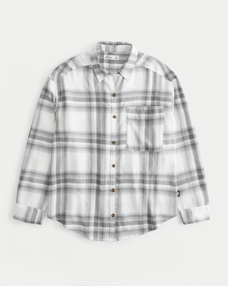 Oversized Flannel Shirt | Hollister (US)