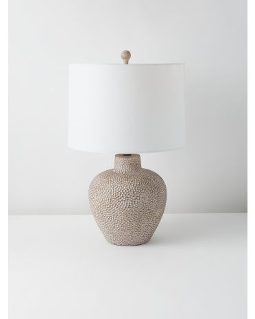 24in Wood Kei Textured Table Lamp | HomeGoods