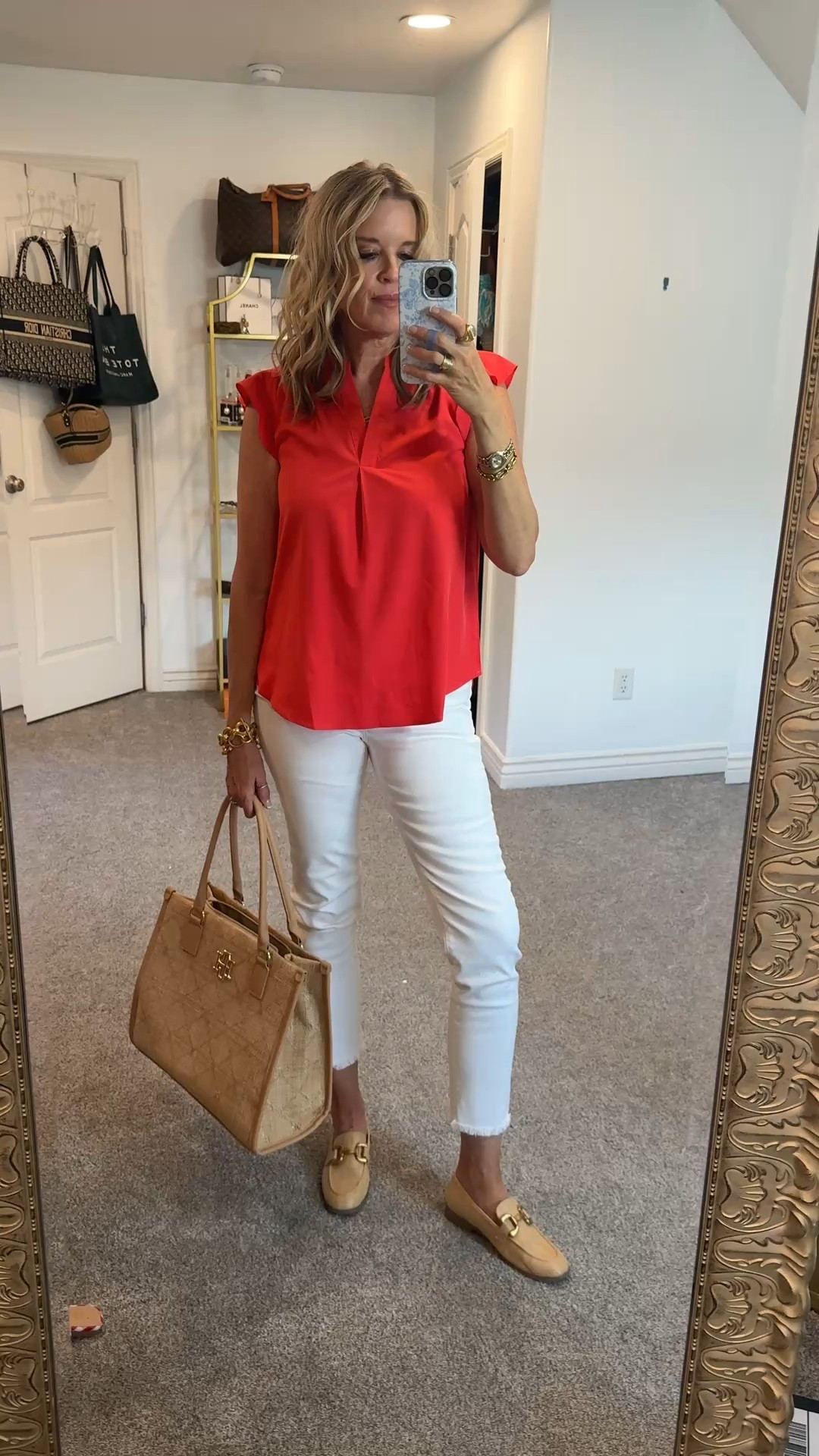 🚨 promo code

10%off  with code
DARCY10

Gibsonlook tops you’re going to want to wear all summer long for work and play!

Red light weight top, v neck and ruffle /flutter sleeve detail great for everyday and workwear 

A couple can even work for patriotic outfits❤️💙

All tops fit tts I am wearing a small in all

White jeans Chicos no stain jeans  tts I am in the 0 Chicos which is a 4/6

Raffia/straw bag Caroline Hill bag and 
loafers are a great Walmart find for under $24


#LTKSaleAlert #LTKWorkwear #LTKStyleTip

#LTKSummerEdit #LTKSaleAlert #LTKFindsUnder50