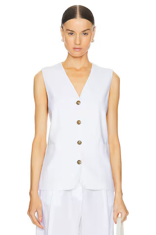 Rag & Bone Charlotte Vest in White from Revolve.com | Revolve Clothing (Global)