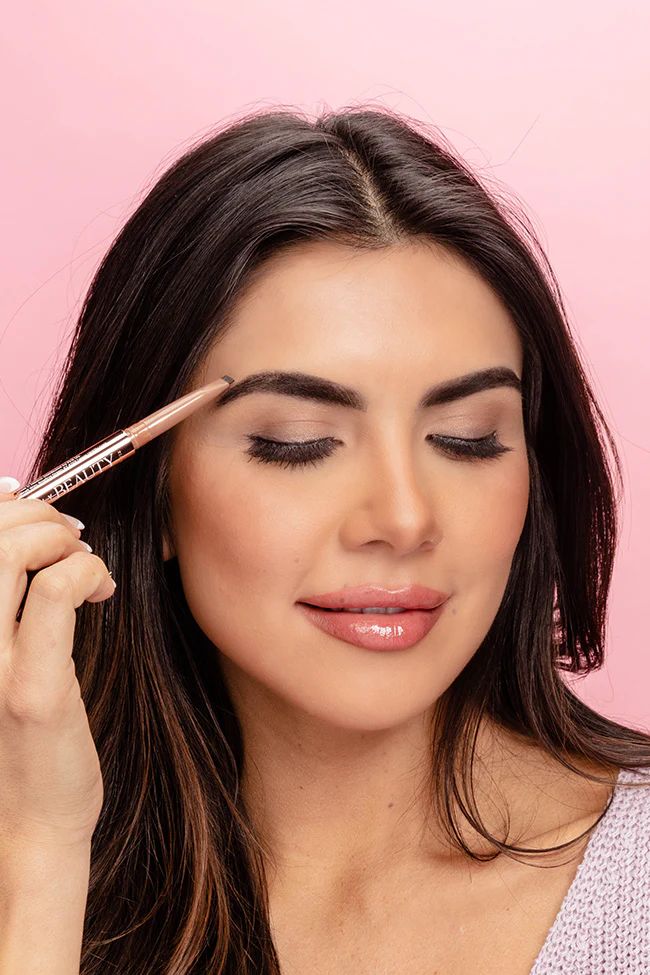 Pink Lily Beauty Fully Yours Brow Pomade Pencil - Deep Brown | Pink Lily