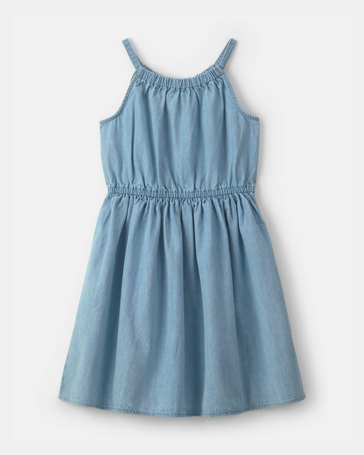 Girls Denim Chambray Dress - Light Wash | Carter's Inc