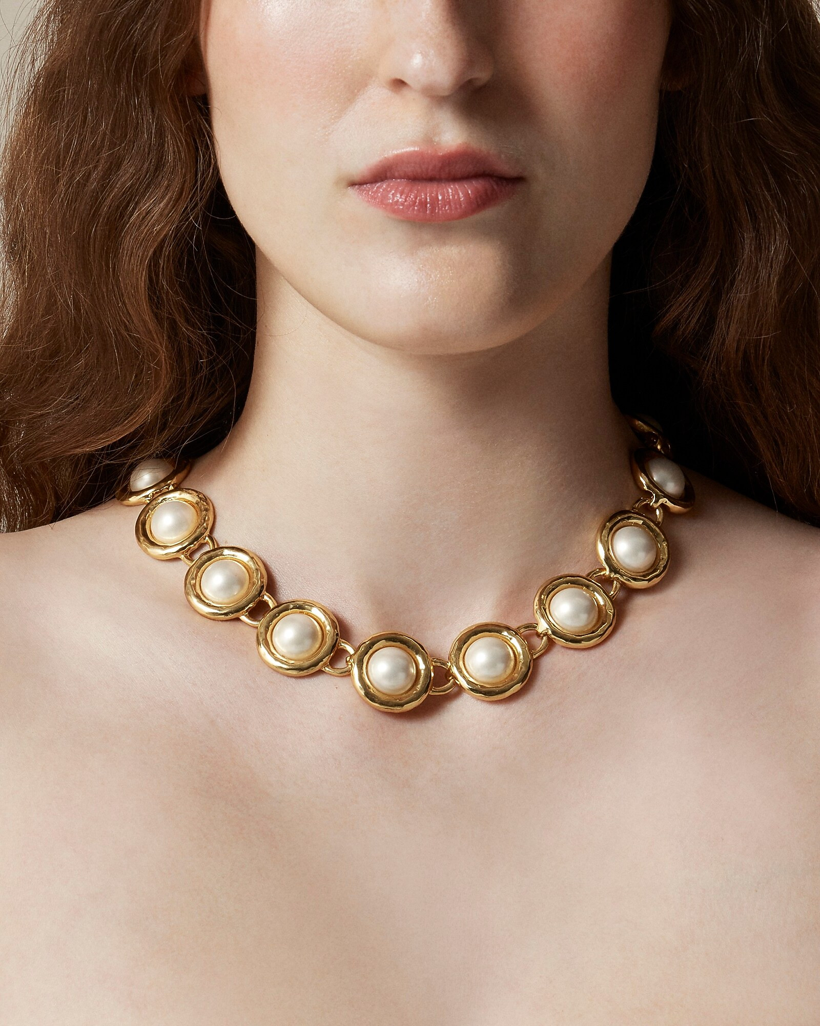 Inset pearl necklace | J. Crew US