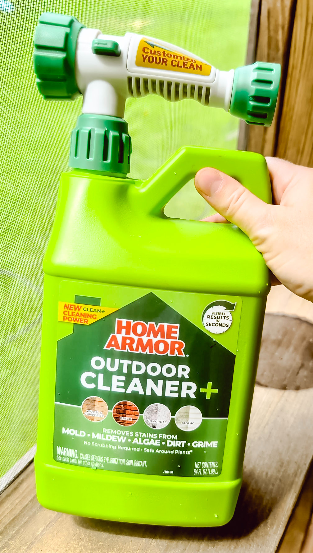 I found THE BEST cleaner for our home's exterior and had to share. We've used Wet n Forget in the past... which works fine, but no where near as good as this Home Armor Outdoor Cleaner. This stuff worked so well - it looked like we had re-painted our siding! And it's so much cheaper!! It hooks up to your garden hose, you spray it on, then rinse it off for an almost immediate clean. 10 out of 10! Also linking the Windex Outdoor spray we use to clean our windows. It works the same way - just hook it up to your garden hose to spray it on then rinse away the grime.  

 #LTKHome