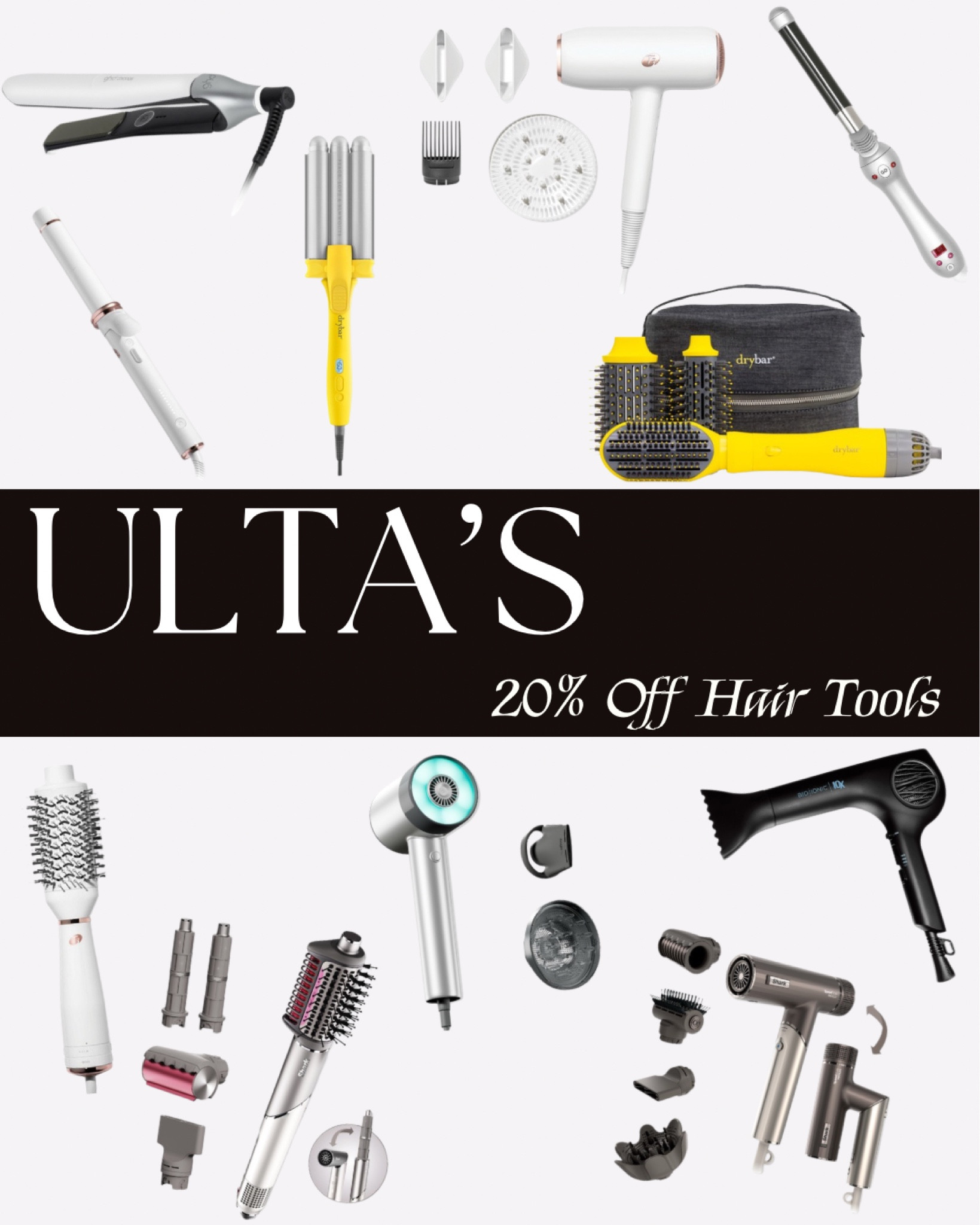 This is HUGE!!! Run don’t walk!! With code TOOLS20 you can get 20% off at Ulta for those big ticket hair tools you’ve been eyeing that are hardly ever on sale!

#LTKSaleAlert #LTKU #LTKBeauty