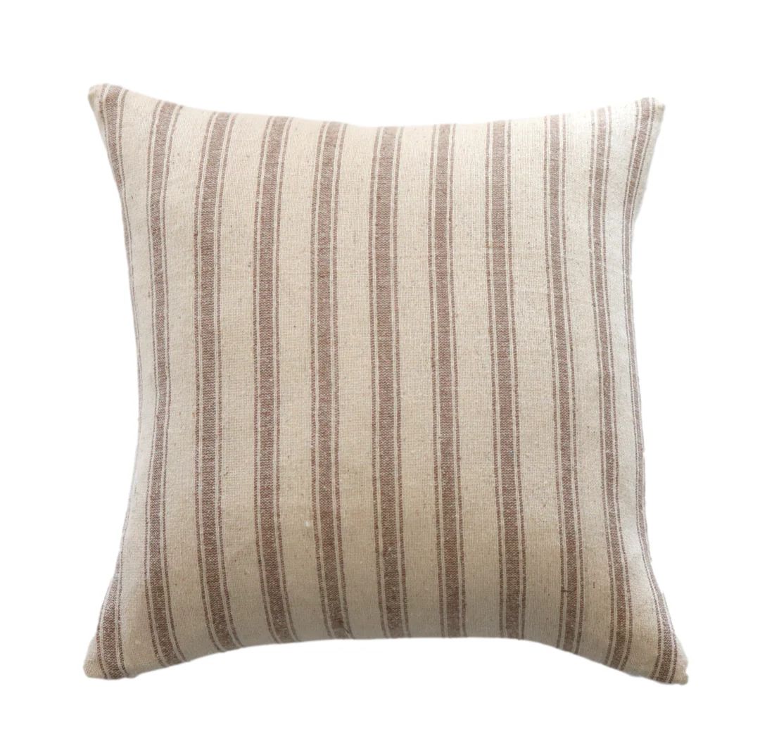 Ellis Woven Stripe Pillow Cover | Danielle Oakey Interiors INC