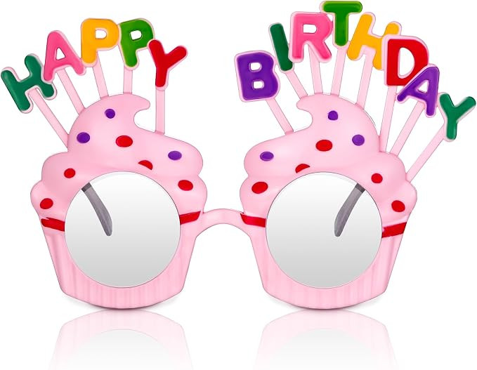 Skylety Happy Birthday Glasses It's My Birthday Sunglasses Novelty Glasses Self Photo Props for A... | Amazon (US)