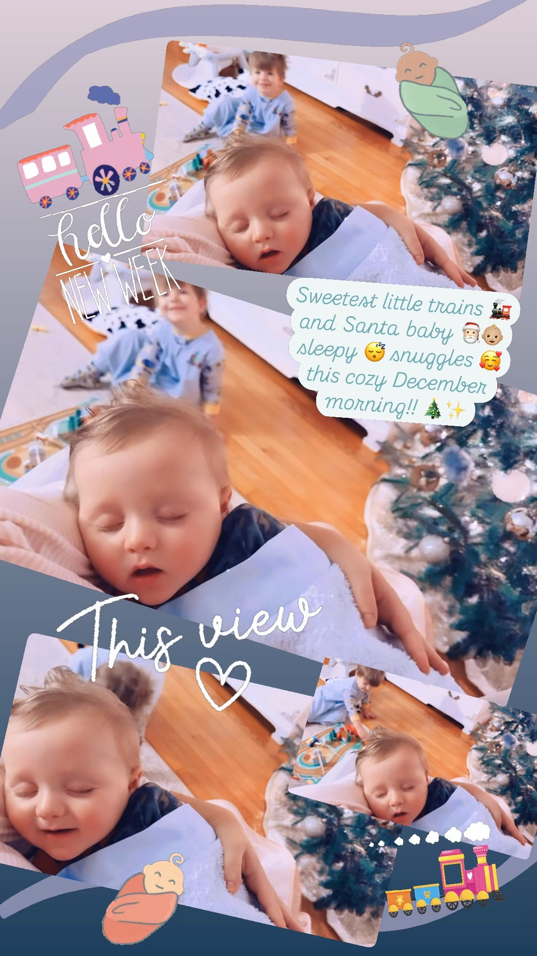 Sweetest little trains 🚂 and Santa baby 🎅🏻👶🏼 sleepy 😴 snuggles 🥰 this cozy December morning!! 🎄✨ 

Linked this precious “take-along” farm train 🚂 tractor 🚜 table (such a sweet gift Judson got from his cousins!!) for y’all below 👇🏽 

#LTKBaby #LTKHoliday #LTKFamily