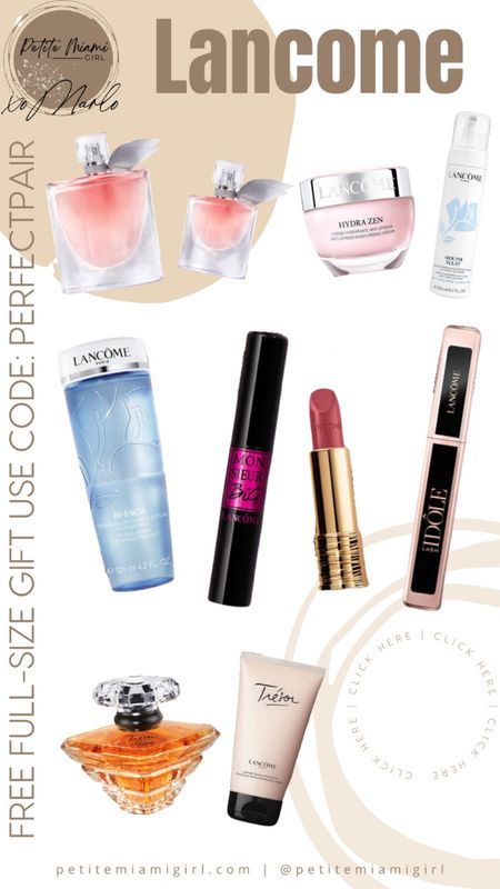 Lancome buy 1 and get a free full size gift with code: perfectpair.

#LTKbeauty #LTKGiftGuide #LTKsalealert