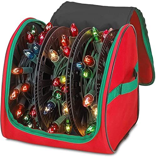 Premium Christmas Light Storage Bag – Heavy Duty Tear Proof 600D/Inside PVC Material with Reinf... | Amazon (US)
