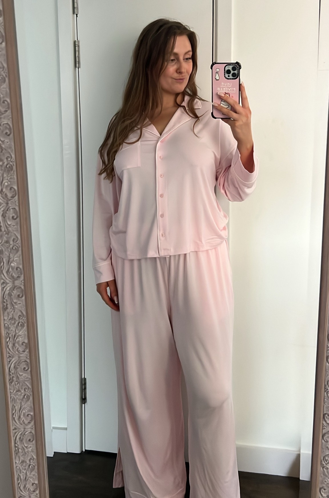 Cute, flowy & stretchy pjs IN PINK!! My fave 🌸🌷💞🦄✨ M in top XXL in bottoms

#LTKspring #LTKuk #LTKmidsize