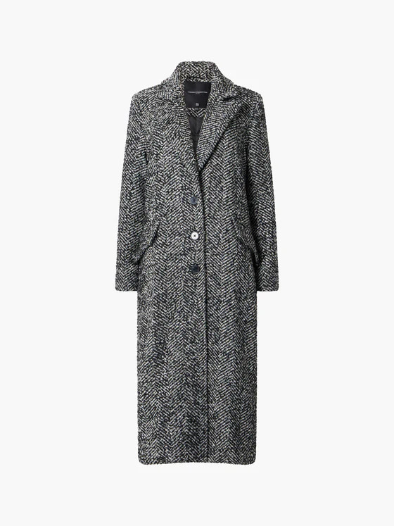Chantelle Herringbone Coat | French Connection (UK)