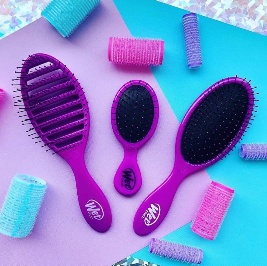 Wet Brush Original Detangler Hair Brush - Purple - Exclusive Ultra-soft IntelliFlex Bristles - Glide | Amazon (US)