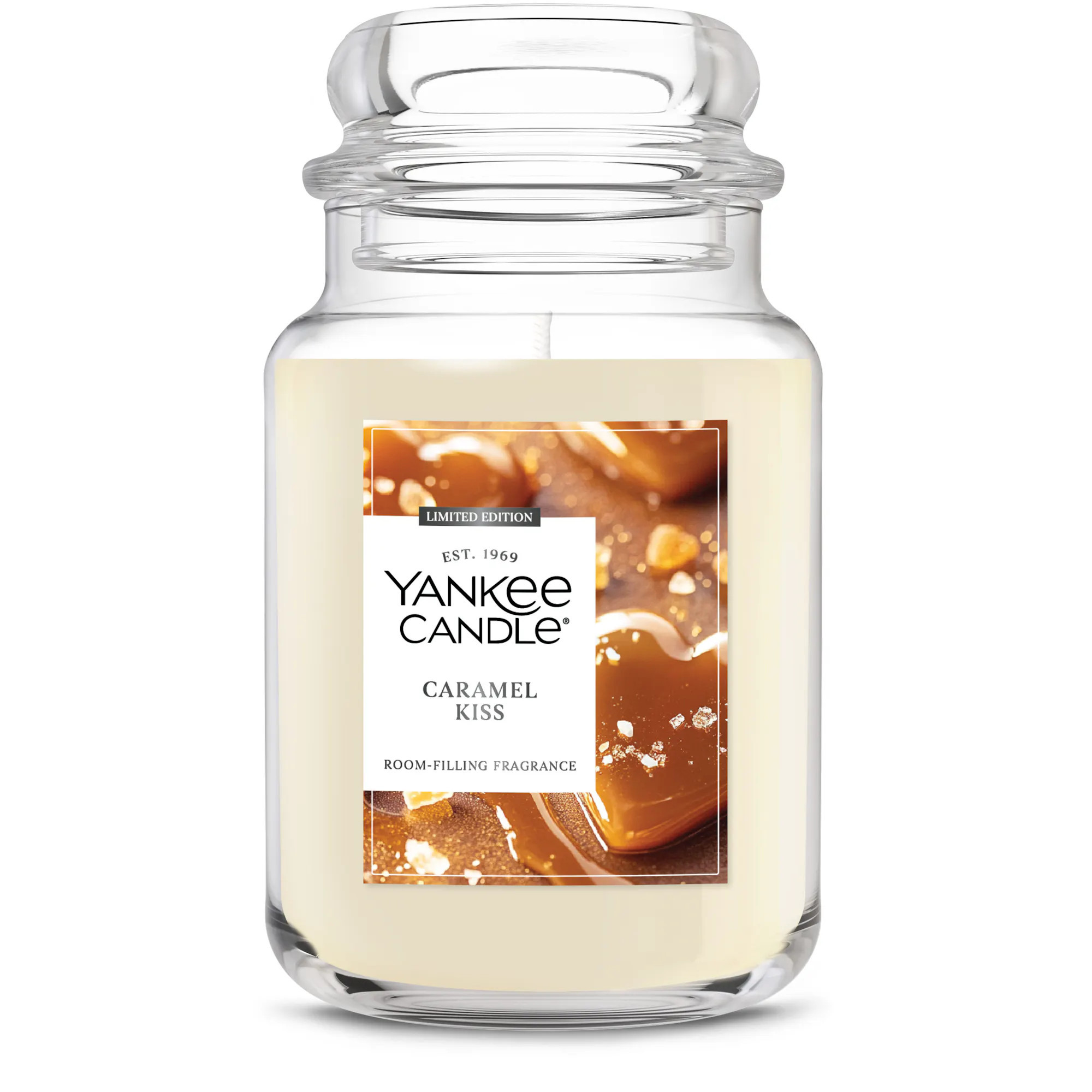 Caramel Kiss Original Large Jar Candle, 22 oz | Yankee Candle