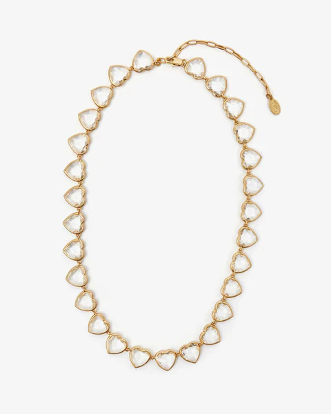 Bezel Heart Collar | Clare V.
