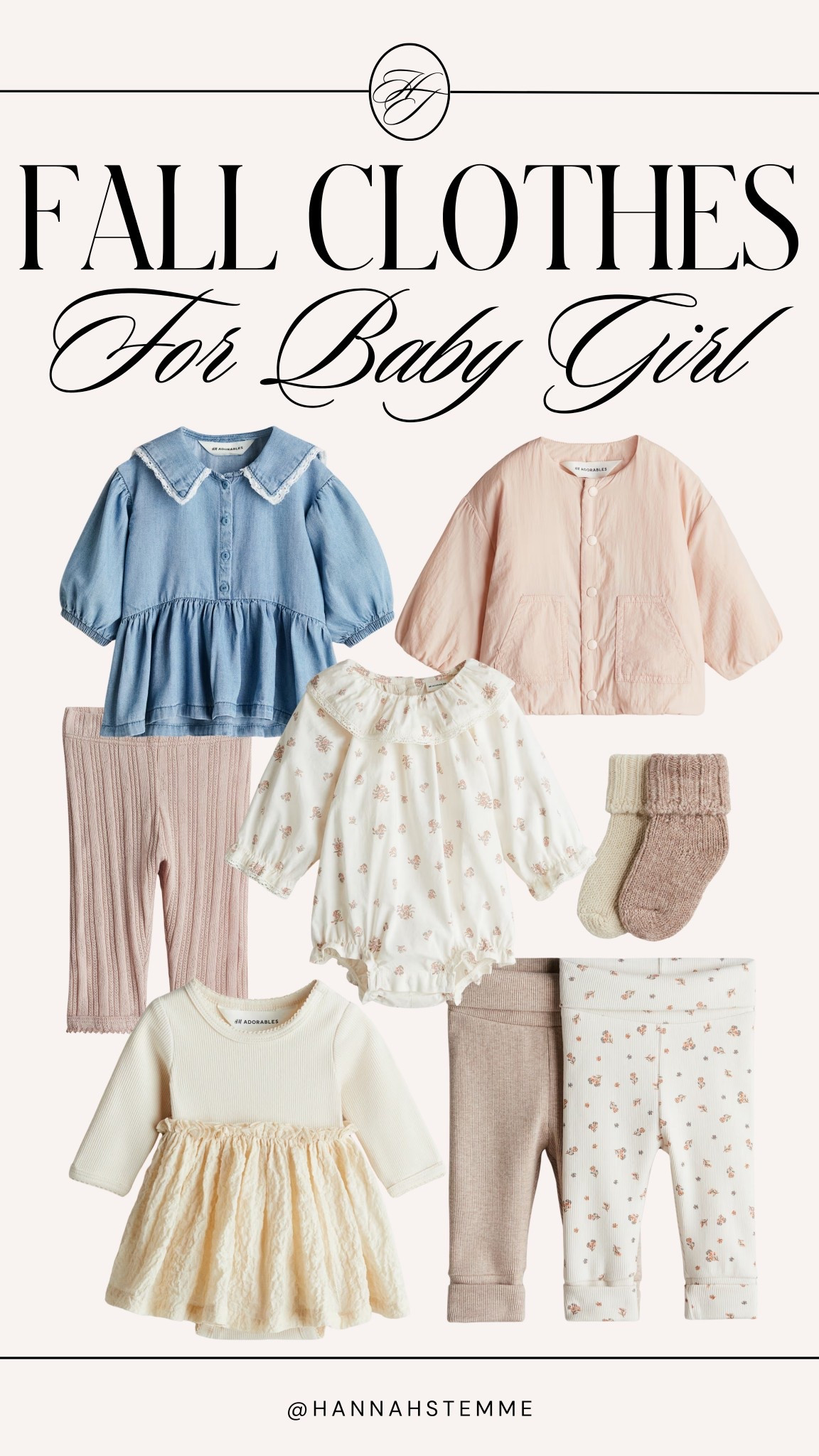 Fall clothes for baby girl that I’m loving! 🍂 