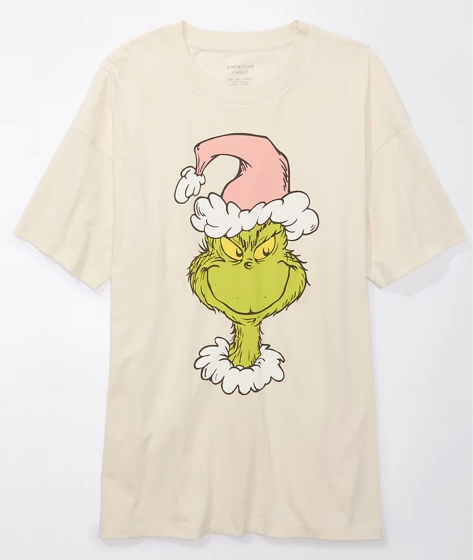 The cutest oversized Grinch tshirt!

#LTKHoliday #LTKHolidaySale