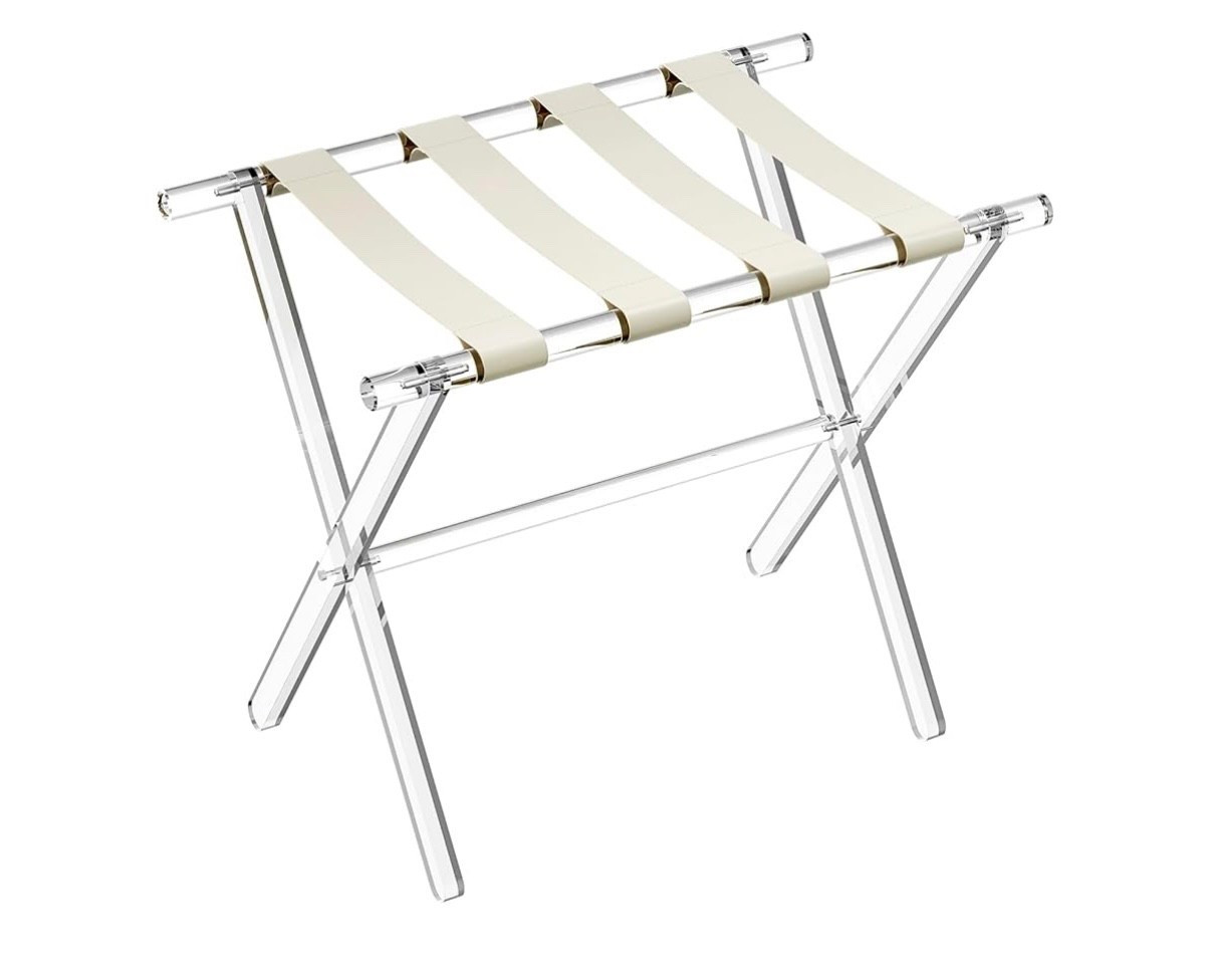 The perfect luggage rack does exist!!! Love this sleek look

#luggagerack #homestyle #homedecor #homeneeds #homeessentials #luggage #travel #homemusthave

#LTKTravel #LTKHome #LTKStyleTip