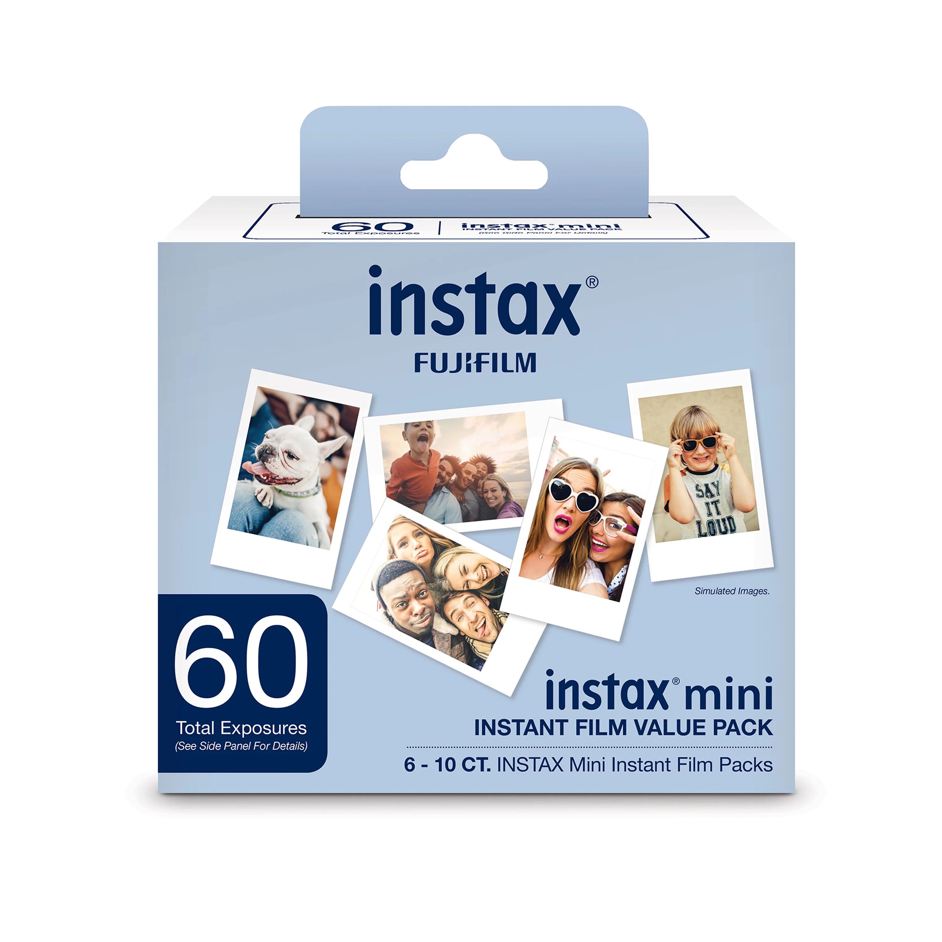 Fujifilm Instax Mini Instant Film, 60 Exposures - Walmart.com | Walmart (US)