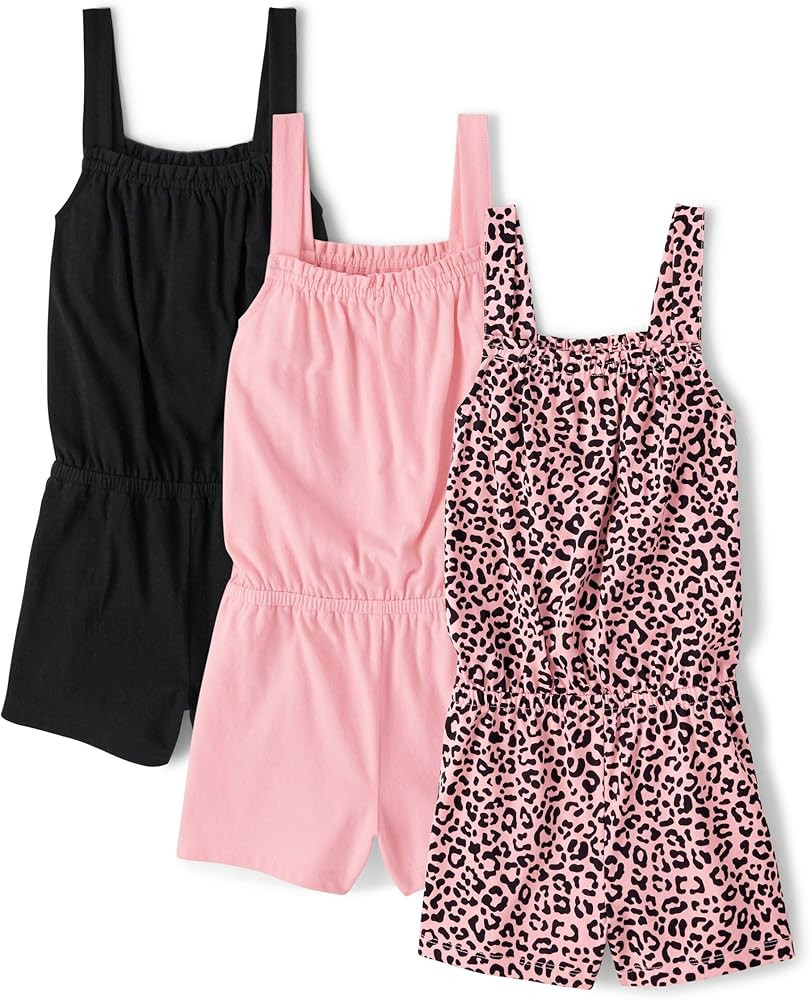 The Children's Place Girls' Sleeveless Summer Romper | Amazon (US)