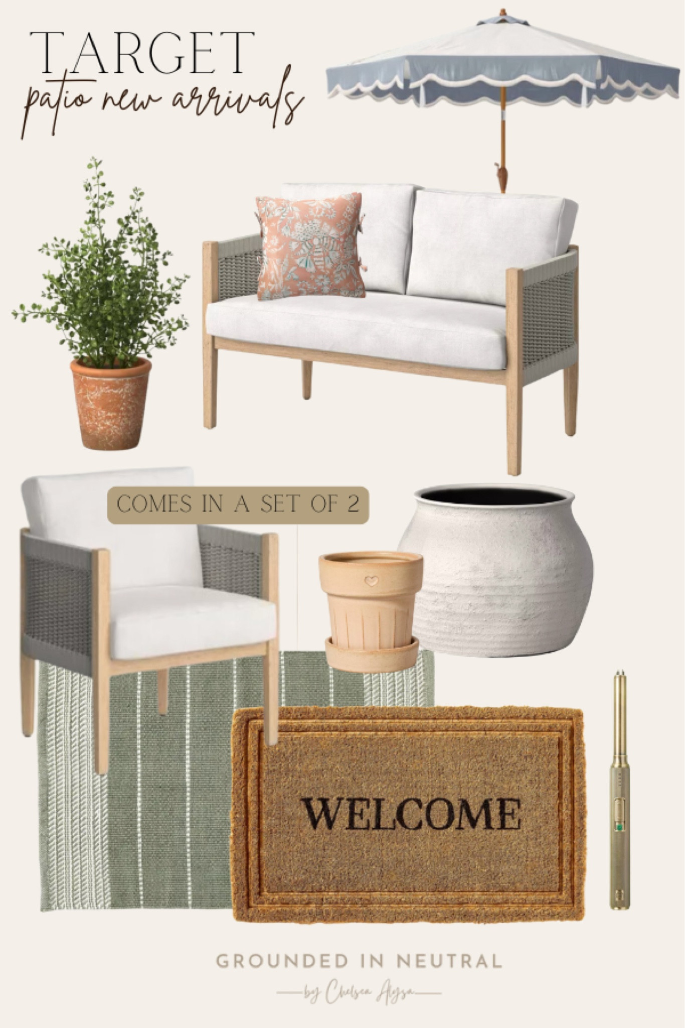 Target studio McGee patio furniture and new arrivals are here! This outdoor set is so pretty! 

#LTKFindsUnder100 #LTKHome #LTKFindsUnder50