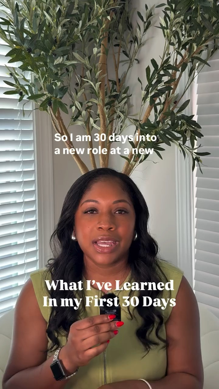You can learn a lot in the first 30 days if you pay attention. 

A few things I’ve learned about starting a new role, navigating leadership, and making an impact along the way.

What would you add?

CareerAdvice NewJob Leadership CareerGrowth womeninleadership weeklychallenge