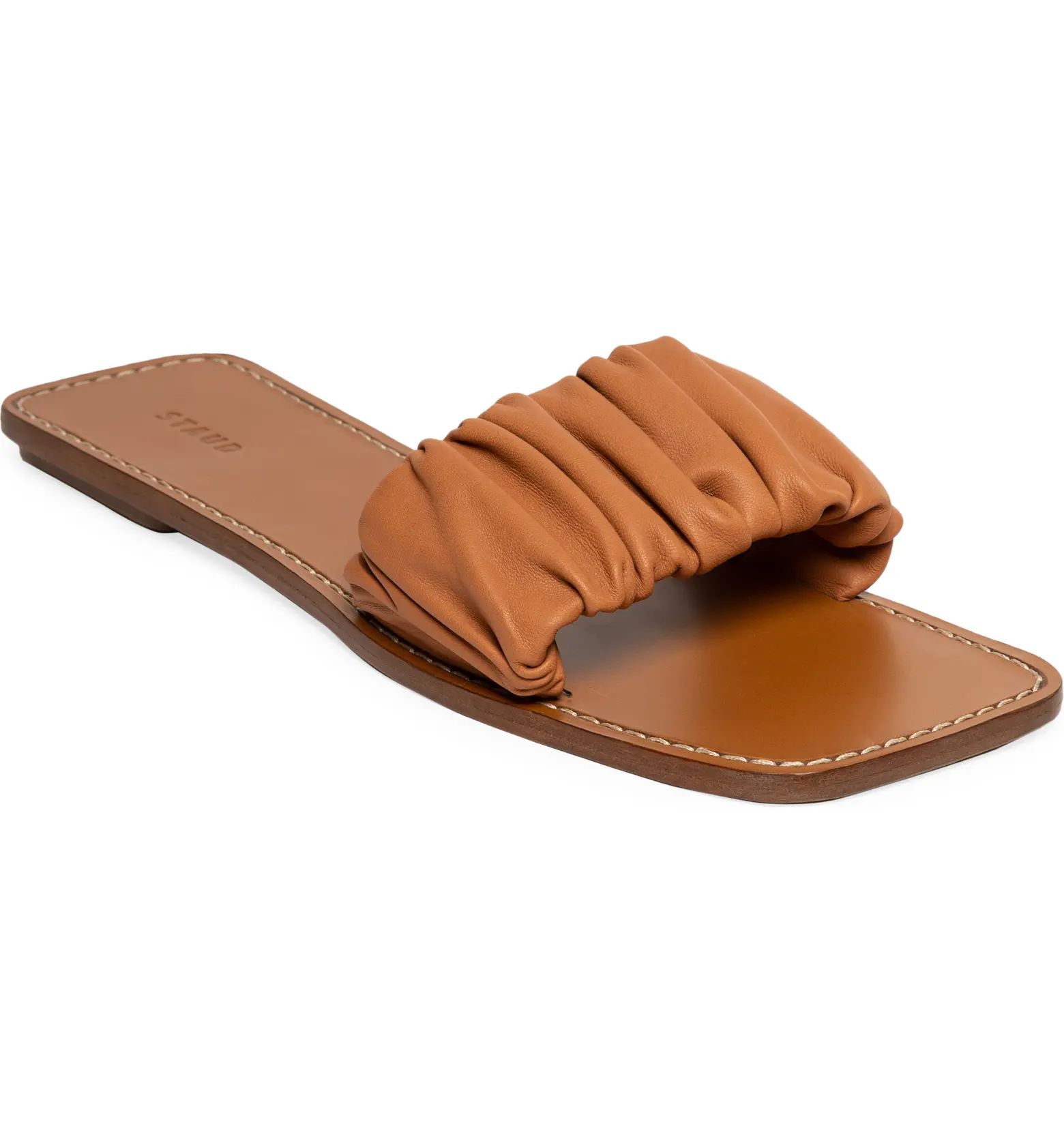 Nina Ruched Slide Sandal (Women) | Nordstrom