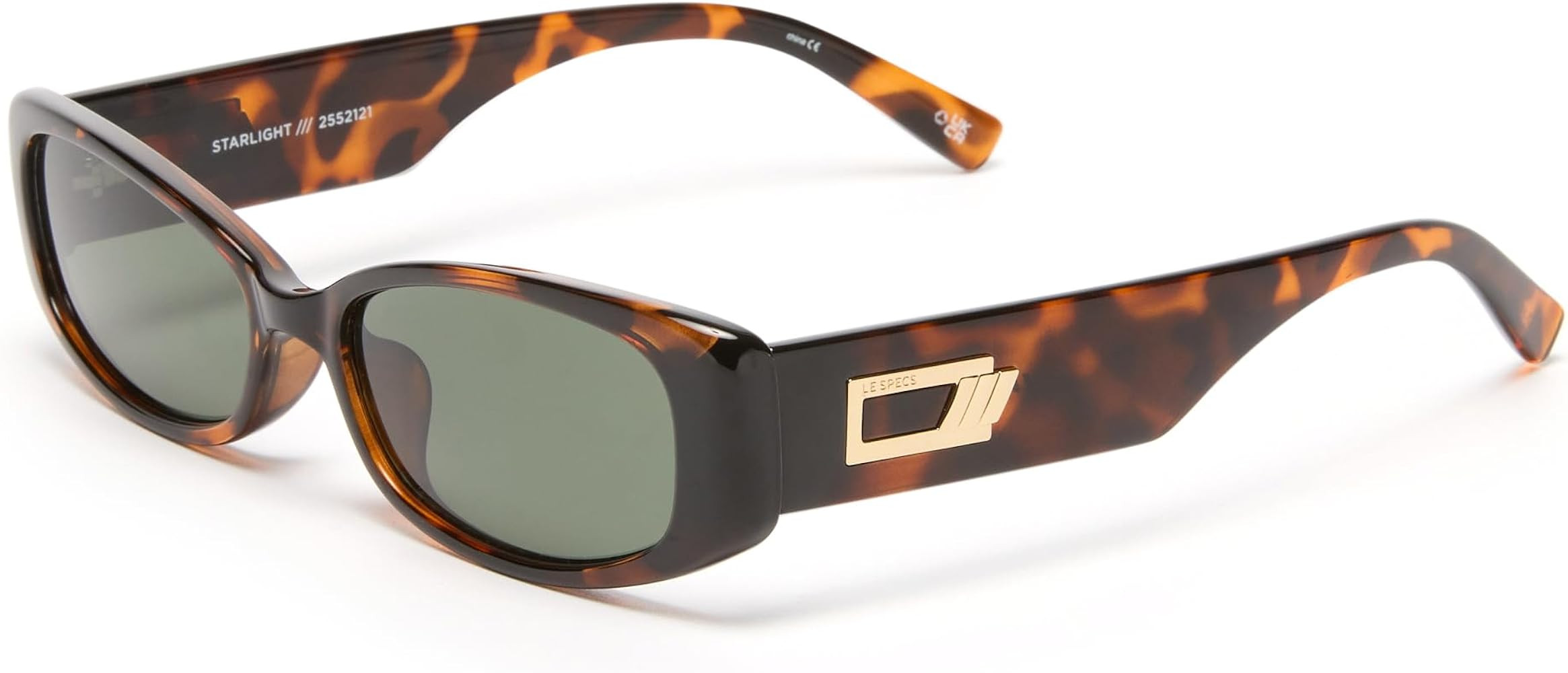Le Specs Starlight Sunglasses - Tort, Rectangle, Unisex, Contempory 90s Style | Amazon (US)